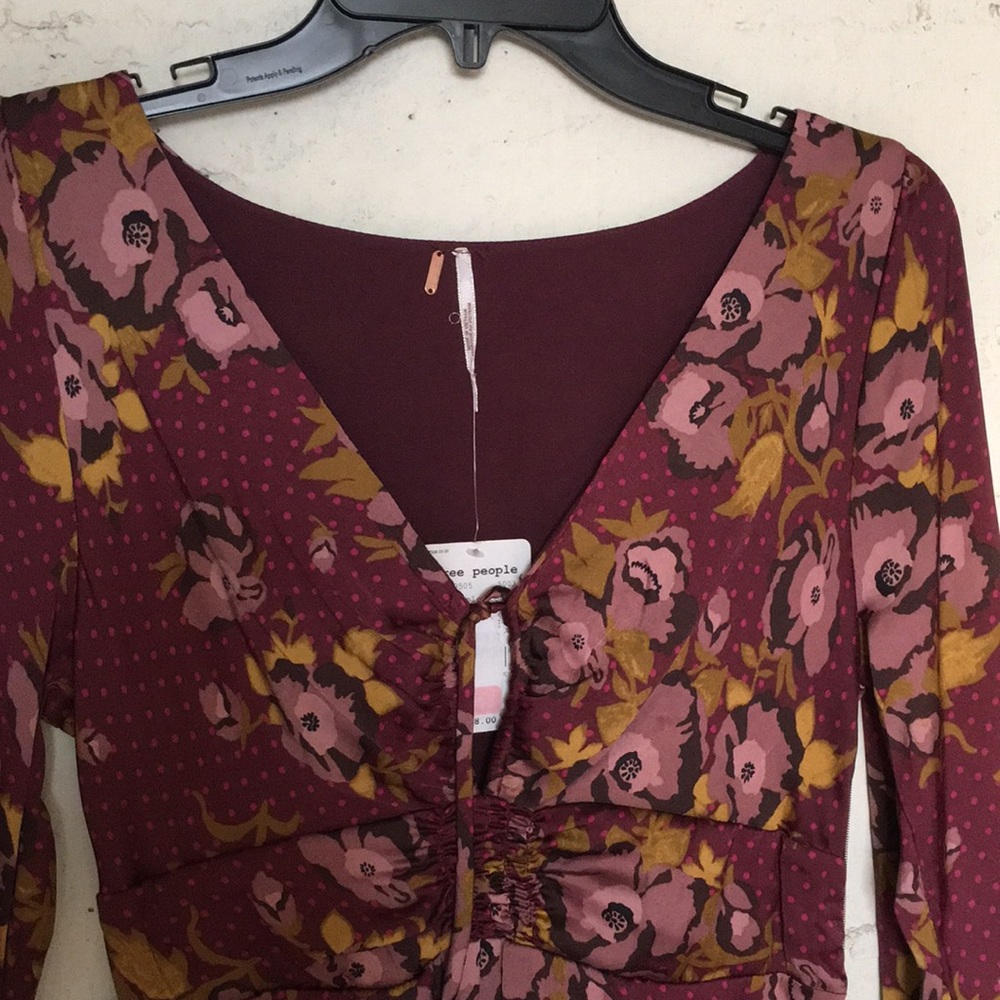 NWT Free People Morning Light Floral Mini Dress - Picture 4 of 11